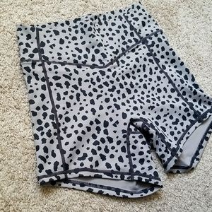 Balance Athletica Kingdom Collection Snow Leopard Shorts